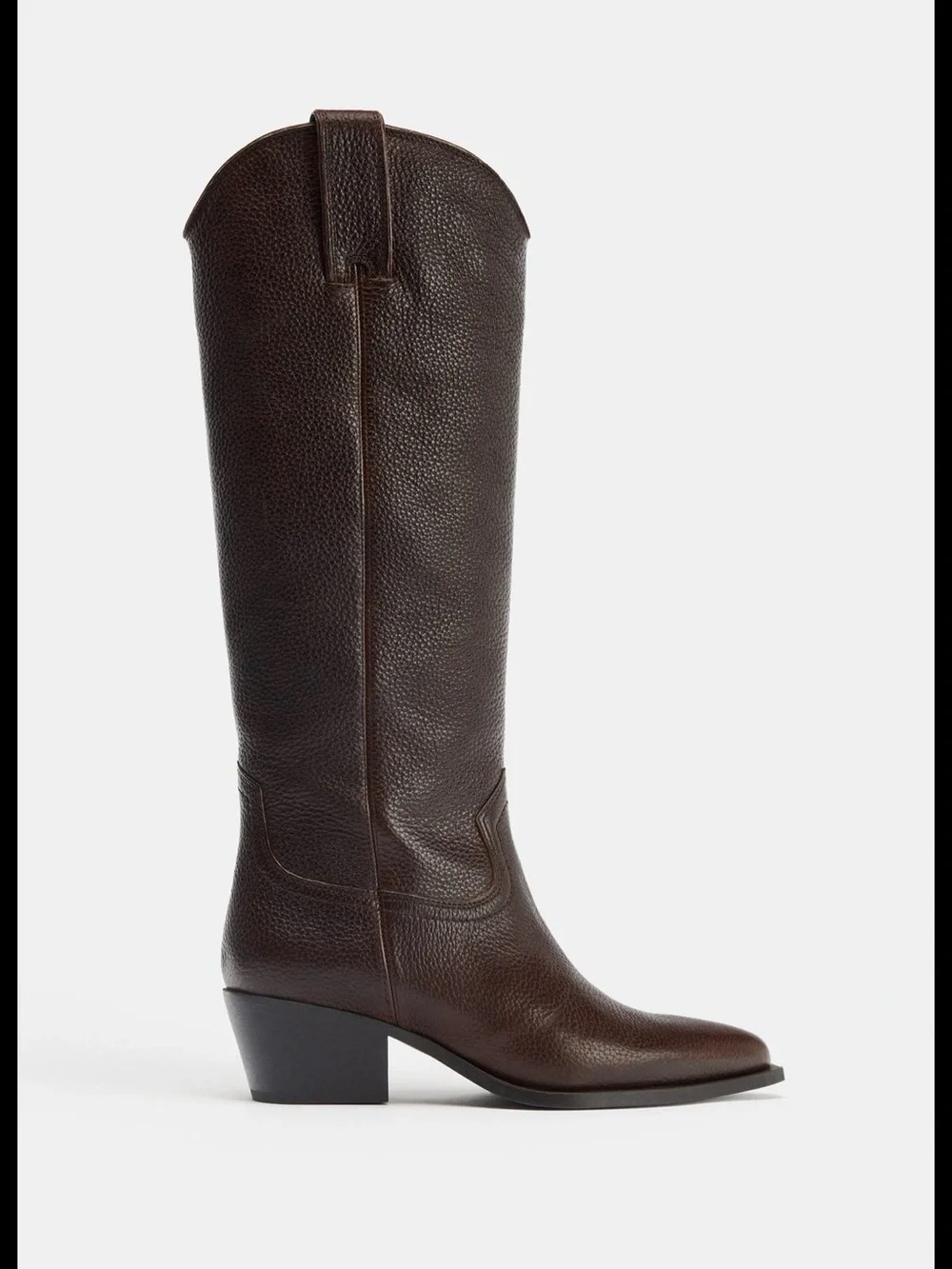ZARA  100% Leather NWT LEATHER ❗️HIGH BOOTS SIZE 6.5